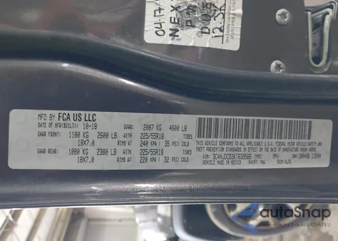 2019 Jeep Compass Limited 4X4 from USA, damaged, VIN 3C4NJDCB3KT639566